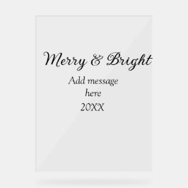 Feliz e feriado de Natal brilhante adicionar mensa