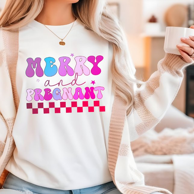 Feliz E Grávida Groovy, Natal Moderno (Criador carregado)