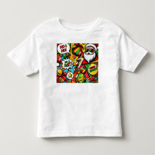Feliz e Pop Brilhante - Camisa de Natal Negrito