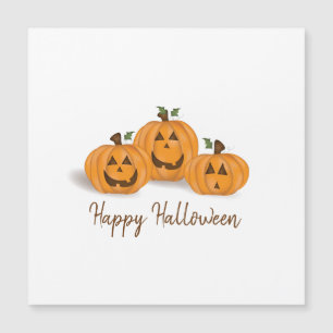 Feliz e sorridente Jack O Lanterns