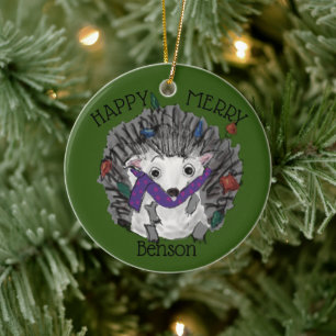 Feliz Enfeites de natal de Feliz Benson.