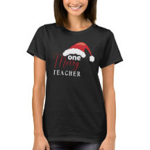 Feliz Engraçada Professora Camisa de Natal