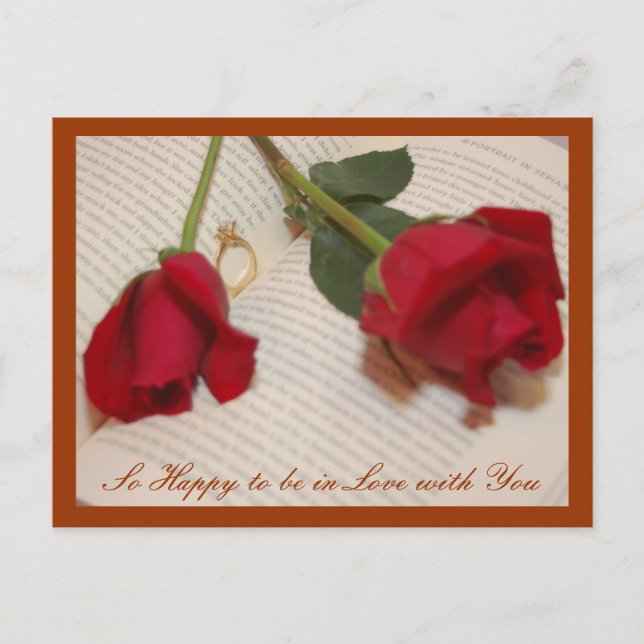 Feliz estar no cartão amado (Frente)