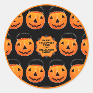 Feliz Etiquetas de Presente de Halloween