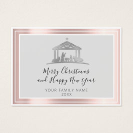 Feliz Feliz ano novo de Natal Rosa