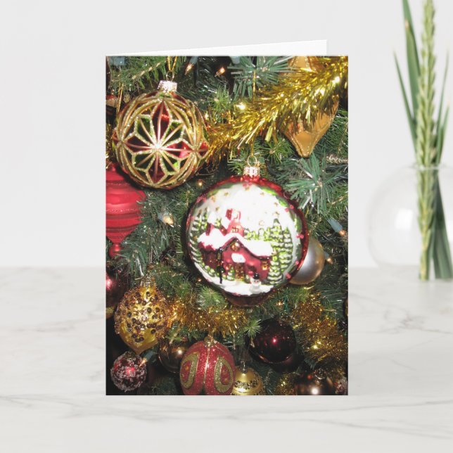 Feliz Feliz Cartão de Natal (Frente)