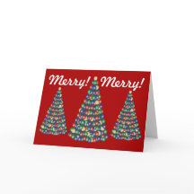 Feliz! Feliz! Cartão de Natal