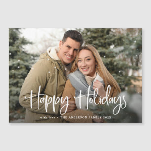 Feliz feriado com a saudação de fotos da sua famíl