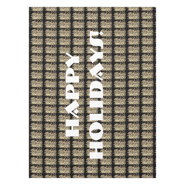 Feliz Feriados! Toalha de mesa (Frente)