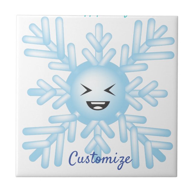 Feliz Floco de Neve Emoticon Thunder_Cove (Frente)