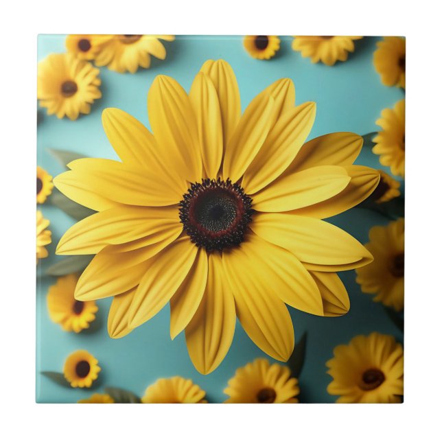 Feliz Floral Amarelo (Frente)