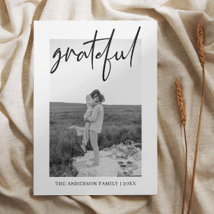 Feliz Foto da Família de Ação de Graças   Grat