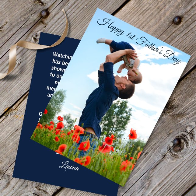 Feliz Foto Personalizada do Primeiro Pai da Esposa (Criador carregado)