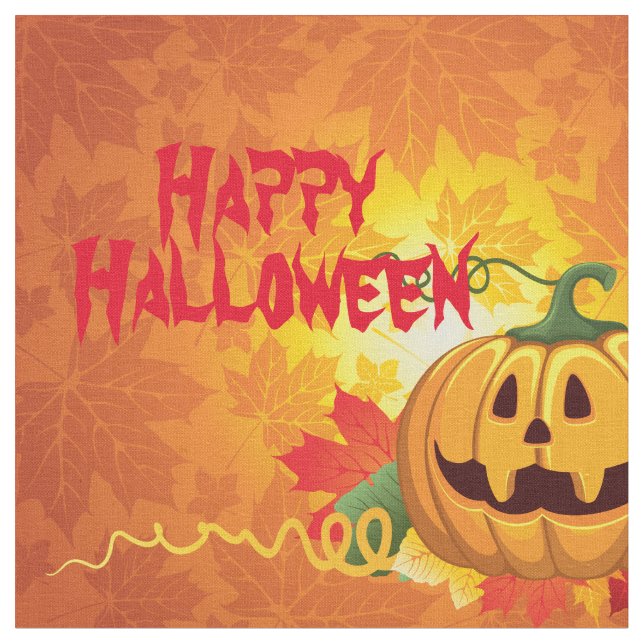 Feliz Halloween 10 Tecidos personalizados (Detalhe)