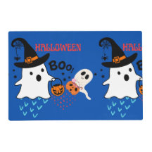 Feliz Halloween Boo Placemat