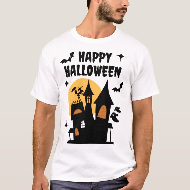 Feliz Halloween | Camiseta Clássica de Halloween (Frente)