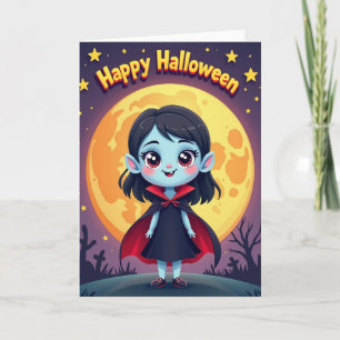 Feliz Halloween Cartão Pequeno Espanto
