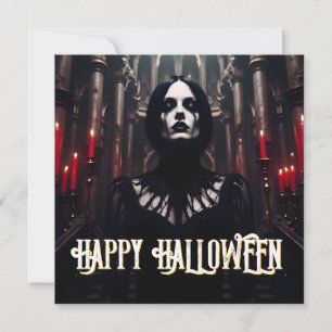 Feliz Halloween – Celebração Sombria Gótica