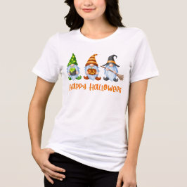 Feliz Halloween Gnomos de Cores de Água