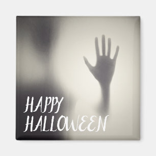 Feliz Halloween Imã de geladeira de Mão Assustad