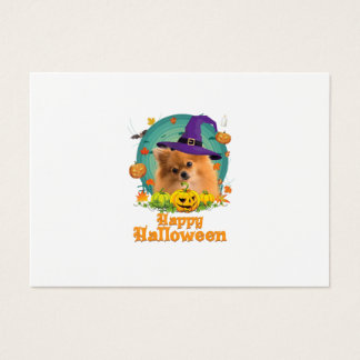 Feliz Halloween Pomerânia de Bruxas de Cachorro Pu