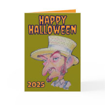 Feliz Halloween Sem Figurino Necessário Cartão de