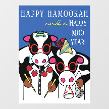 Feliz HaMOOkah Feliz Ano da Moo