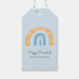 Feliz Hanukkah | Etiquetas de Presente de Hanukkah