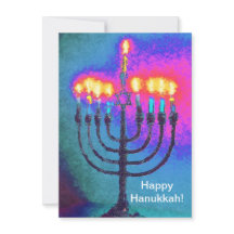Feliz Hanukkah! Gretting ou cartões de agradecimen