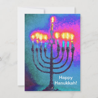 Feliz Hanukkah! Gretting ou cartões de agradecimen