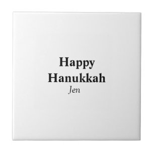 Feliz Hanukkah, seu nome de imagem de texto editáv
