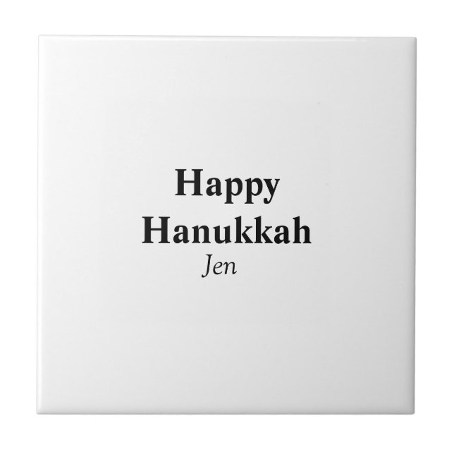 Feliz Hanukkah, seu nome de imagem de texto editáv (Frente)