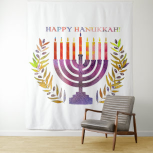 Feliz Hanukkah Tapeçaria