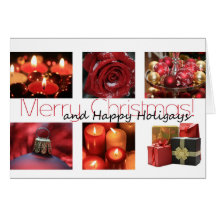 Feliz Holigays Cartão de Natal LGBT