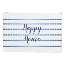 Feliz Home Blue Strike White Pillowcase