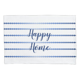 Feliz Home Blue Strike White Pillowcase