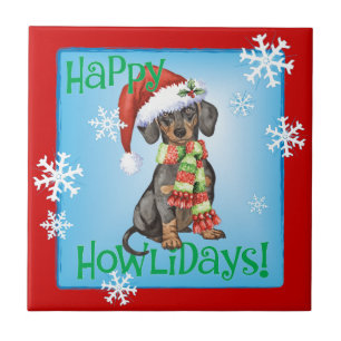 Feliz Howlidays Dachshund