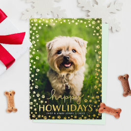 Feliz Howlidays Pet Lover Dourado