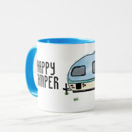 Feliz ideia de presente de acampamento de caneca p