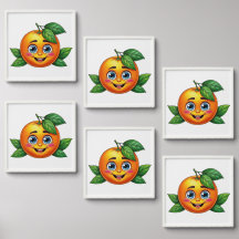Feliz Ilustração Laranja Emoji