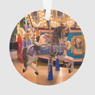 Feliz Ir Redonda Enfeites de natal de acrílico