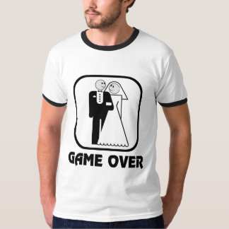 Feliz Jogo De Casamento Sobre A Camisa De Solteiro
