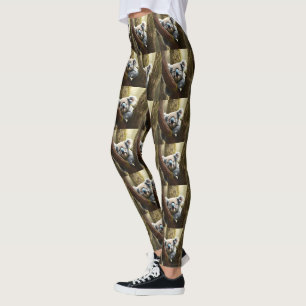Feliz Koala Australiano Em Árvore, Leggings
