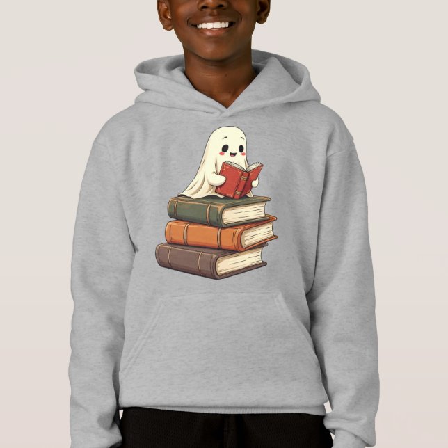 Feliz Leitor Fantasma - Adorável Bookworm (Frente)