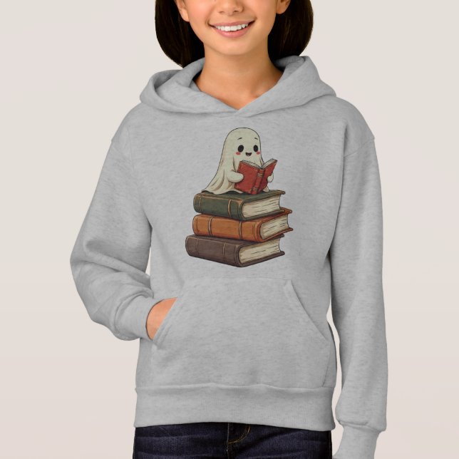 Feliz Leitor Fantasma - Adorável Bookworm (Frente)