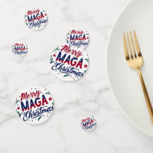 Feliz Maga Mesa de Natal Confetti