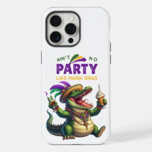 Feliz Mardi Gras Alligator