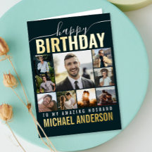 Feliz Marido de Aniversário | Foto da Colagem de E