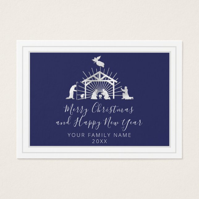 Feliz Marinho de Natal Santa Família (Frente)