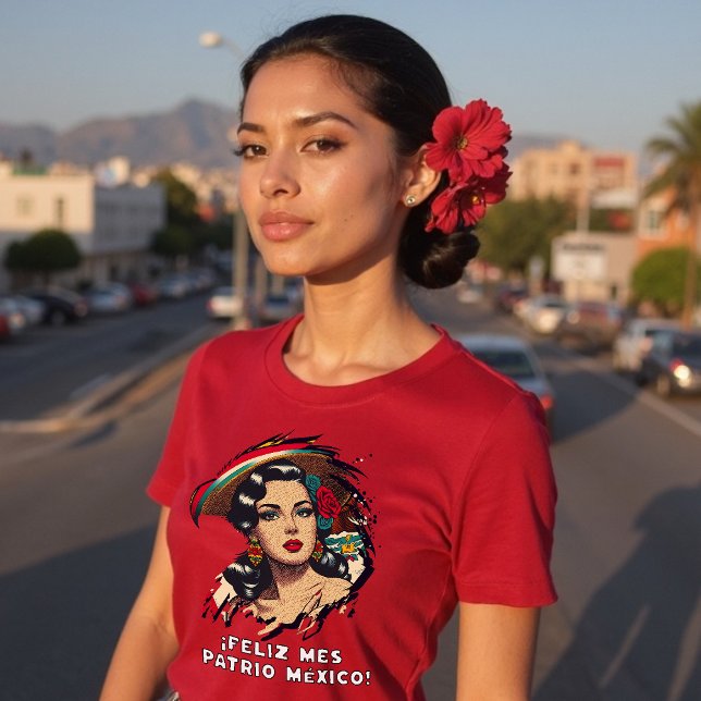 Feliz Mes Patrio México Camisa de Independência Me (Feliz Mes Patrio Mexico Mexican Independence Shirt)